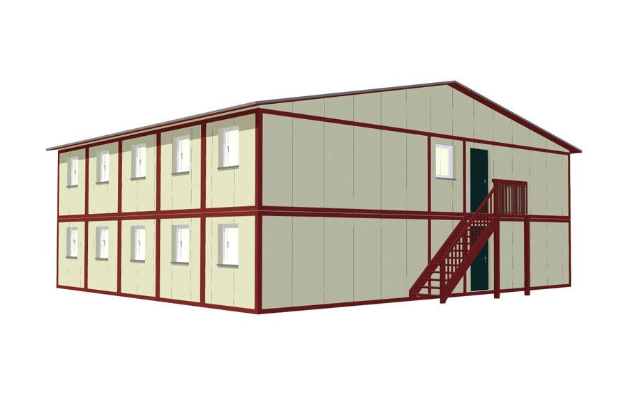 Быстровозводимое модульное здание общежитие на 80-100 человек